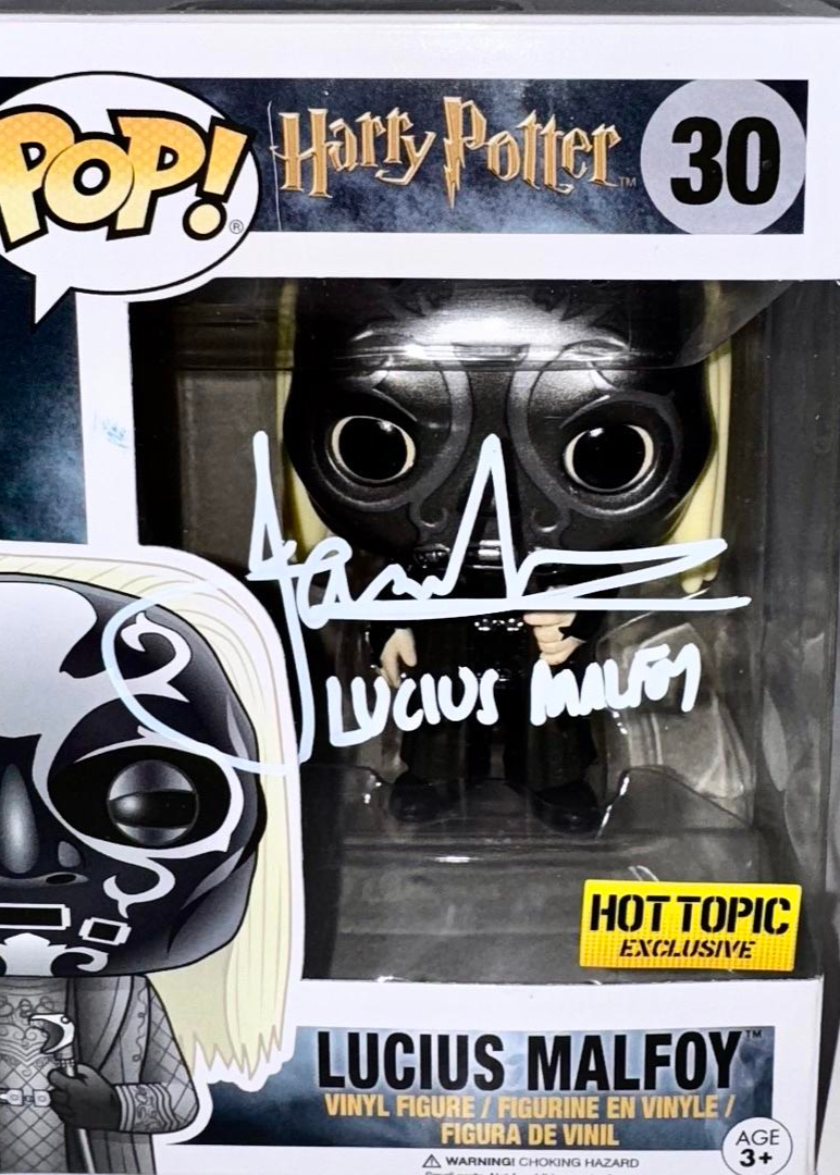 Jason Isaacs Signed Funko Pop #30 "Lucius Malfoy" (Harry Potter) - JSA COA #02